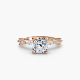 Solitaire with Eternity Pavé-setting-The Diamond Setter