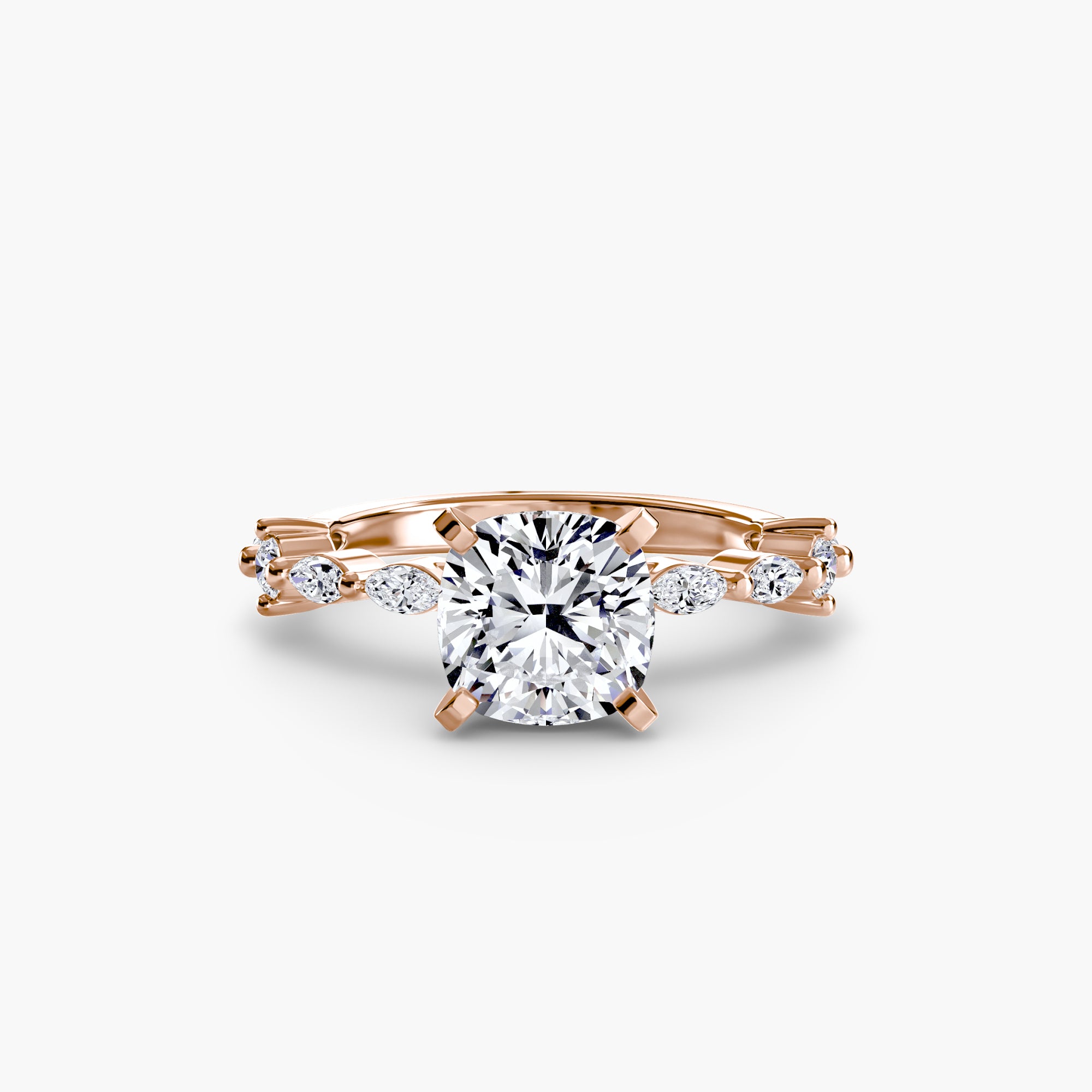 Solitaire with Eternity Pavé-setting-The Diamond Setter