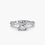 Solitaire with Eternity Pavé-setting-The Diamond Setter