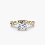 Solitaire with Eternity Pavé-setting-The Diamond Setter