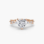 Solitaire with Eternity Pavé-setting-The Diamond Setter