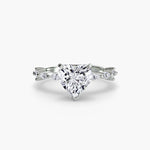 Solitaire with Eternity Pavé-setting-The Diamond Setter