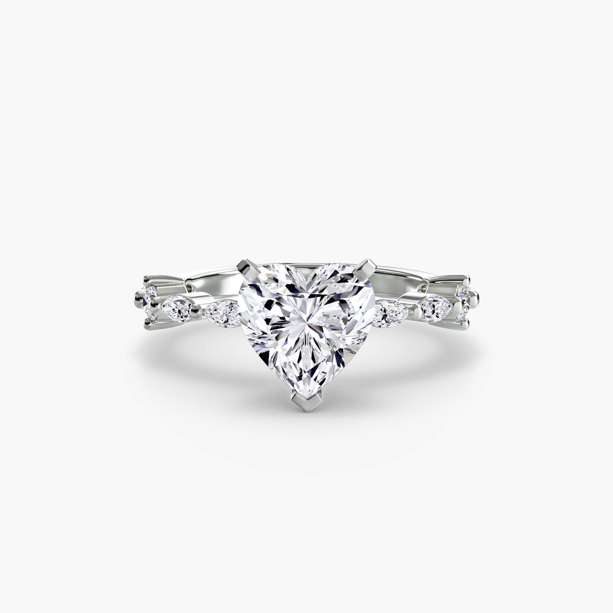 Solitaire with Eternity Pavé-setting-The Diamond Setter