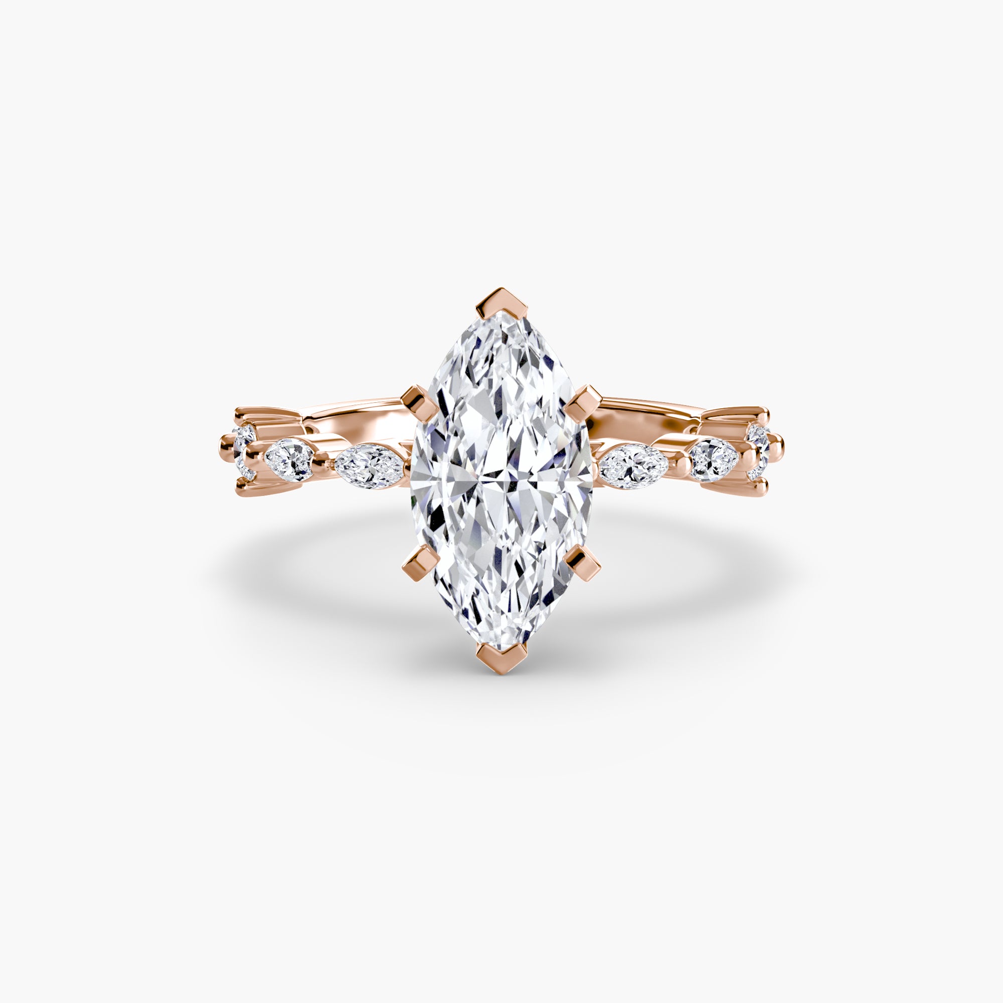 Solitaire with Eternity Pavé-setting-The Diamond Setter