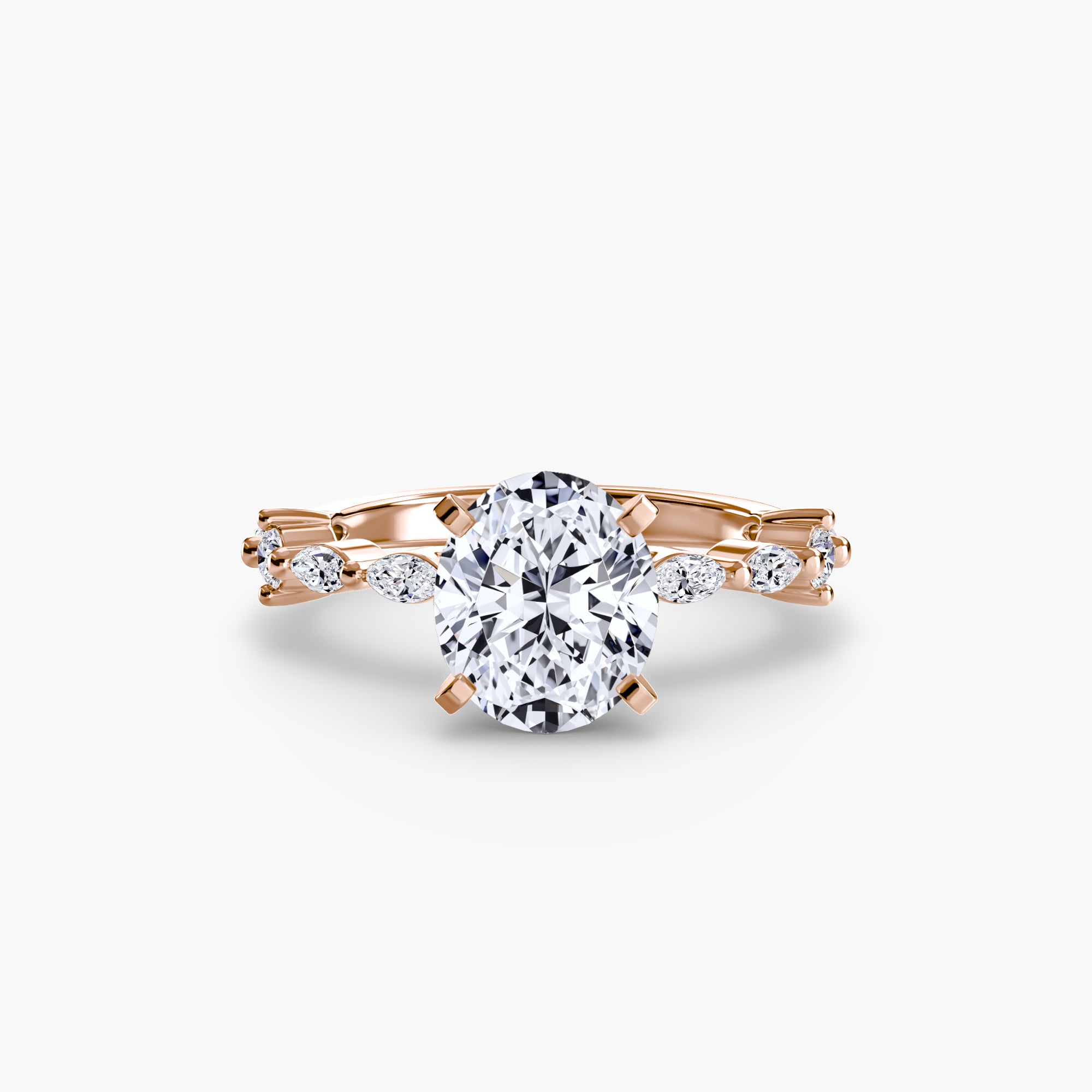 Solitaire with Eternity Pavé-setting-The Diamond Setter