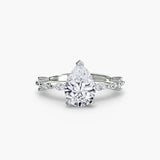 Solitaire with Eternity Pavé-setting-The Diamond Setter