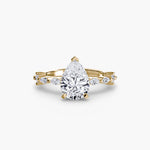 Solitaire with Eternity Pavé-setting-The Diamond Setter
