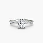 Solitaire with Eternity Pavé-setting-The Diamond Setter