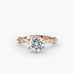 Solitaire with Eternity Pavé-setting-The Diamond Setter