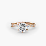Solitaire with Eternity Pavé-setting-The Diamond Setter