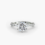 Solitaire with Eternity Pavé-setting-The Diamond Setter