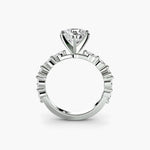 Solitaire with Eternity Pavé-setting-The Diamond Setter
