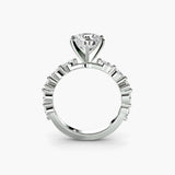 Solitaire with Eternity Pavé-setting-The Diamond Setter