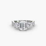 Three-Stone with Pavé Band 2-setting-The Diamond Setter
