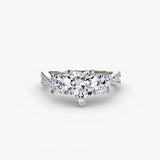 Three-Stone with Pavé Band 2-setting-The Diamond Setter