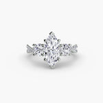 Three-Stone with Pavé Band 2-setting-The Diamond Setter