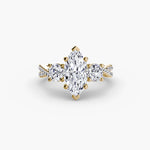 Three-Stone with Pavé Band 2-setting-The Diamond Setter