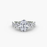 Three-Stone with Pavé Band 2-setting-The Diamond Setter
