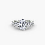 Three-Stone with Pavé Band 2-setting-The Diamond Setter