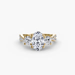 Three-Stone with Pavé Band 2-setting-The Diamond Setter