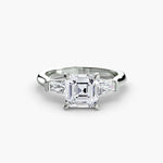 Three-Stone Ring (Baguette Side Stones)-setting-The Diamond Setter
