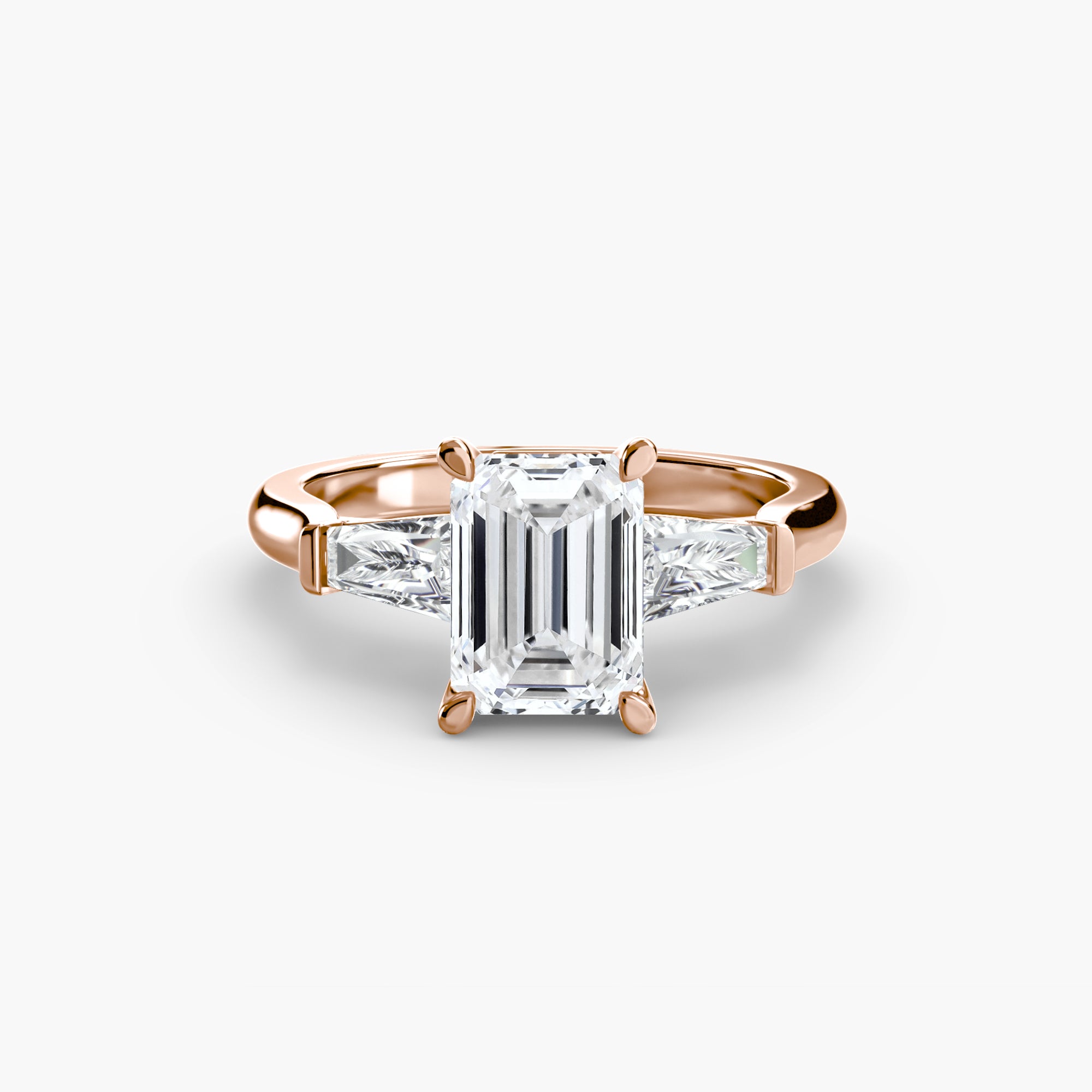 Three-Stone Ring (Baguette Side Stones)-setting-The Diamond Setter