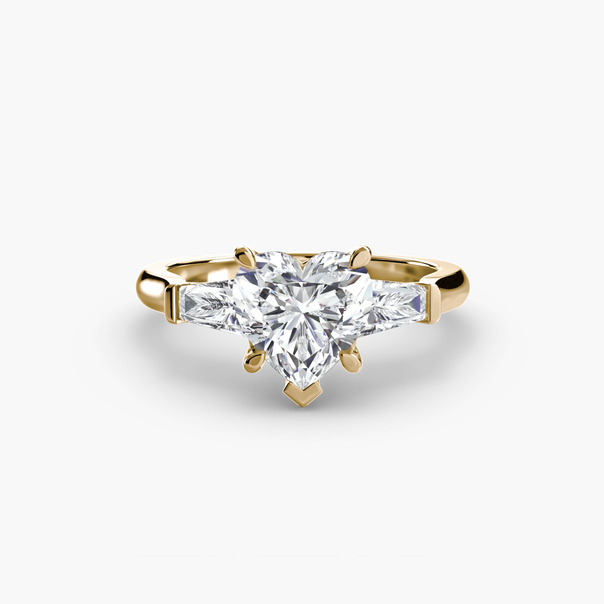 Three-Stone Ring (Baguette Side Stones)-setting-The Diamond Setter