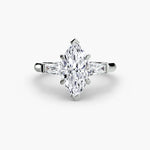 Three-Stone Ring (Baguette Side Stones)-setting-The Diamond Setter