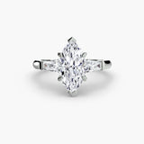 Three-Stone Ring (Baguette Side Stones)-setting-The Diamond Setter
