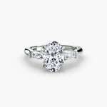 Three-Stone Ring (Baguette Side Stones)-setting-The Diamond Setter
