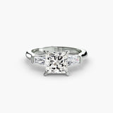 Three-Stone Ring (Baguette Side Stones)-setting-The Diamond Setter