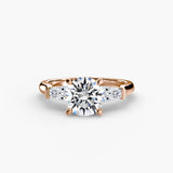 Three-Stone Ring (Baguette Side Stones)-setting-The Diamond Setter