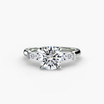 Three-Stone Ring (Baguette Side Stones)-setting-The Diamond Setter