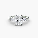 Three-Stone Ring (Baguette Side Stones) 2-setting-The Diamond Setter