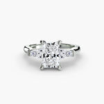 Three-Stone Ring (Baguette Side Stones) 2-setting-The Diamond Setter
