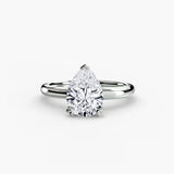 Solitaire ring 2-setting-The Diamond Setter