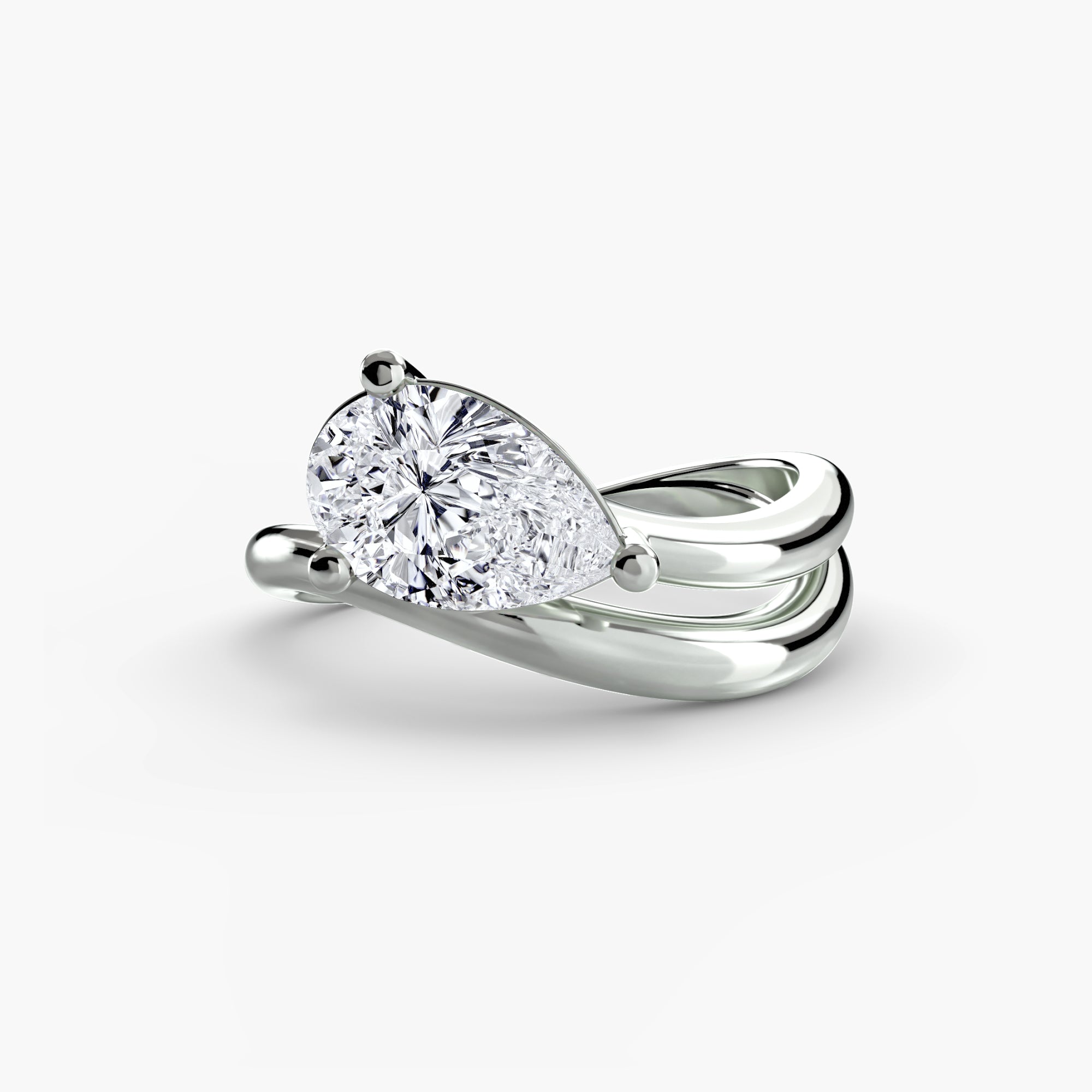 The Wave Ring 2-setting-The Diamond Setter