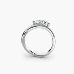 The Wave Ring 2-setting-The Diamond Setter