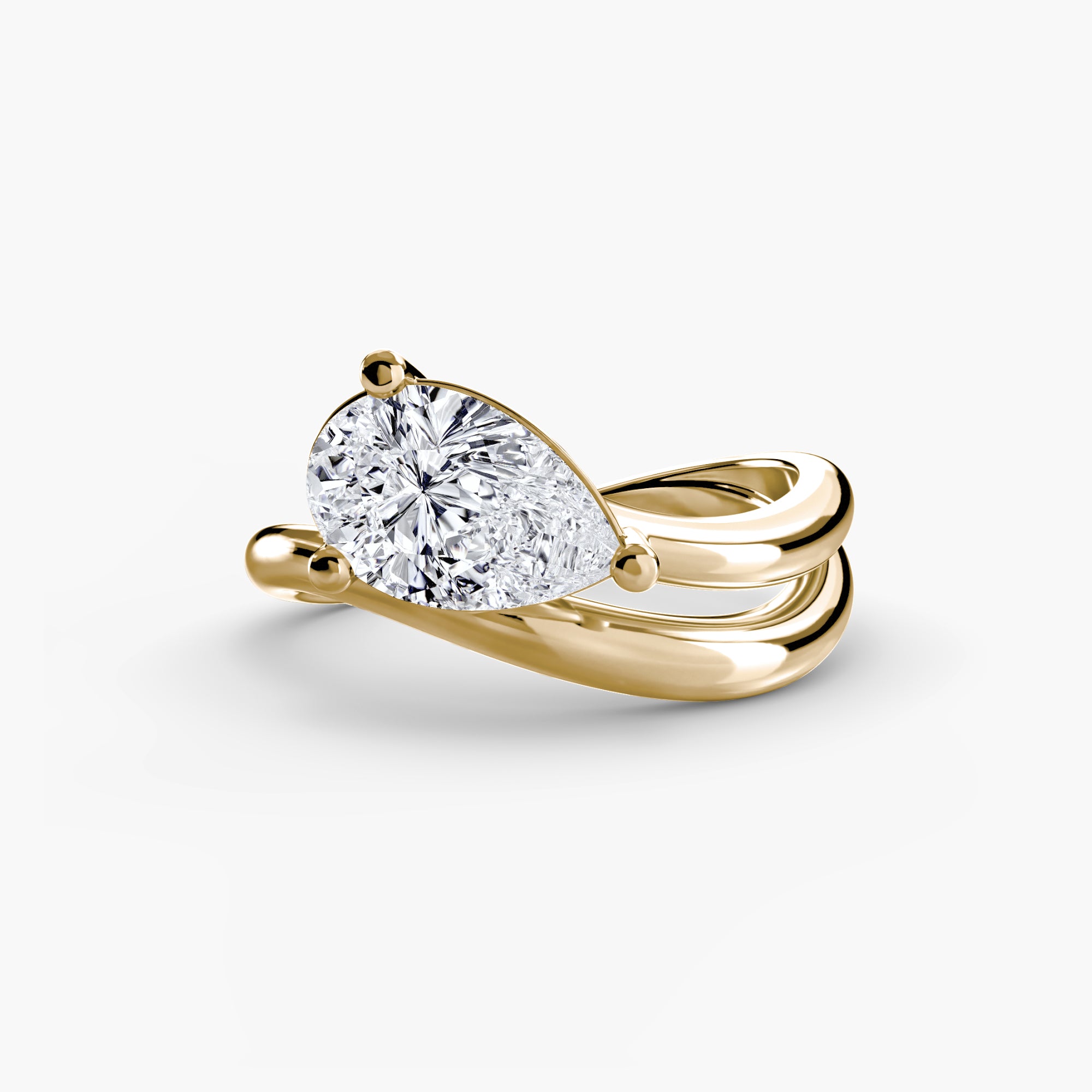 The Wave Ring 2-setting-The Diamond Setter