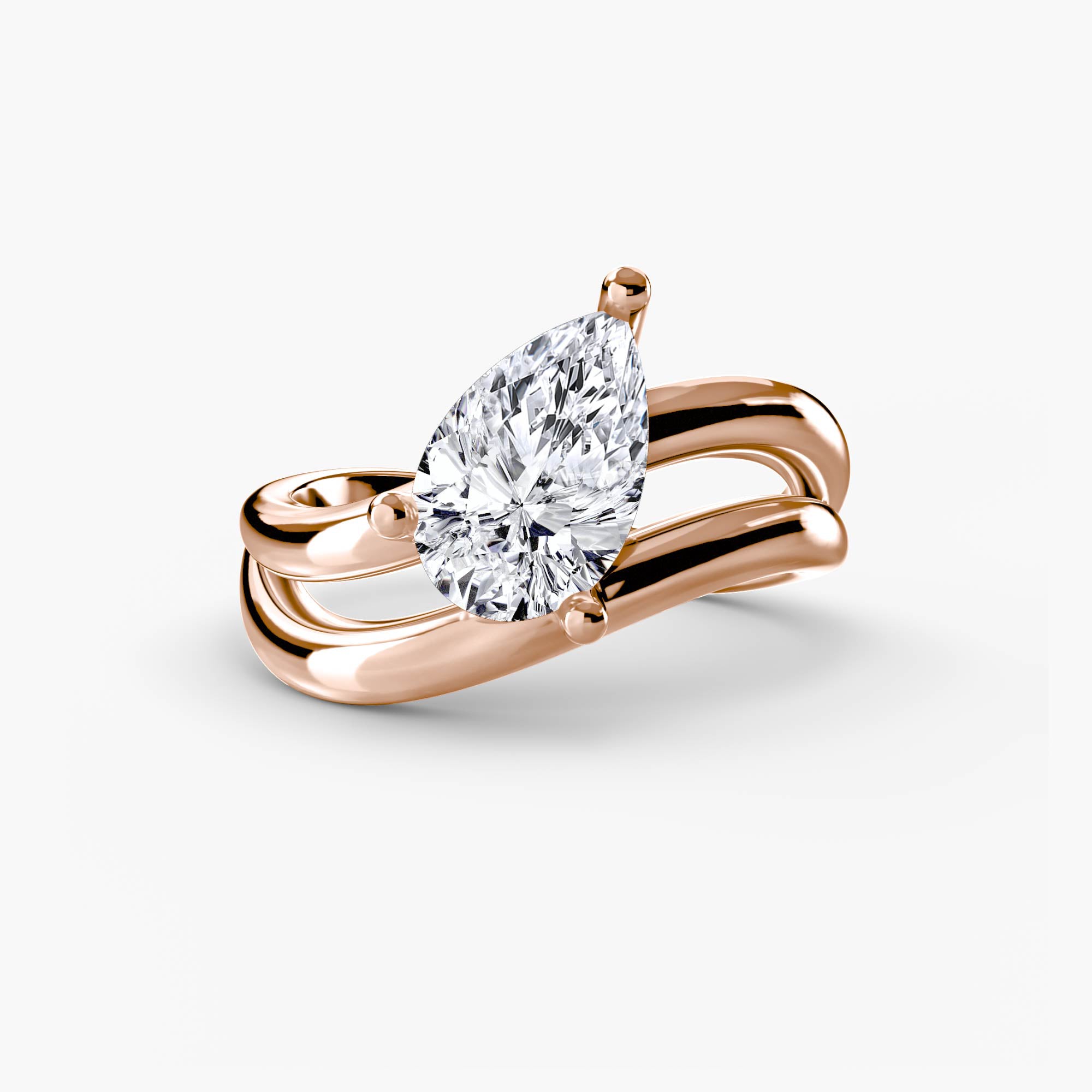 The Wave Ring 3-setting-The Diamond Setter