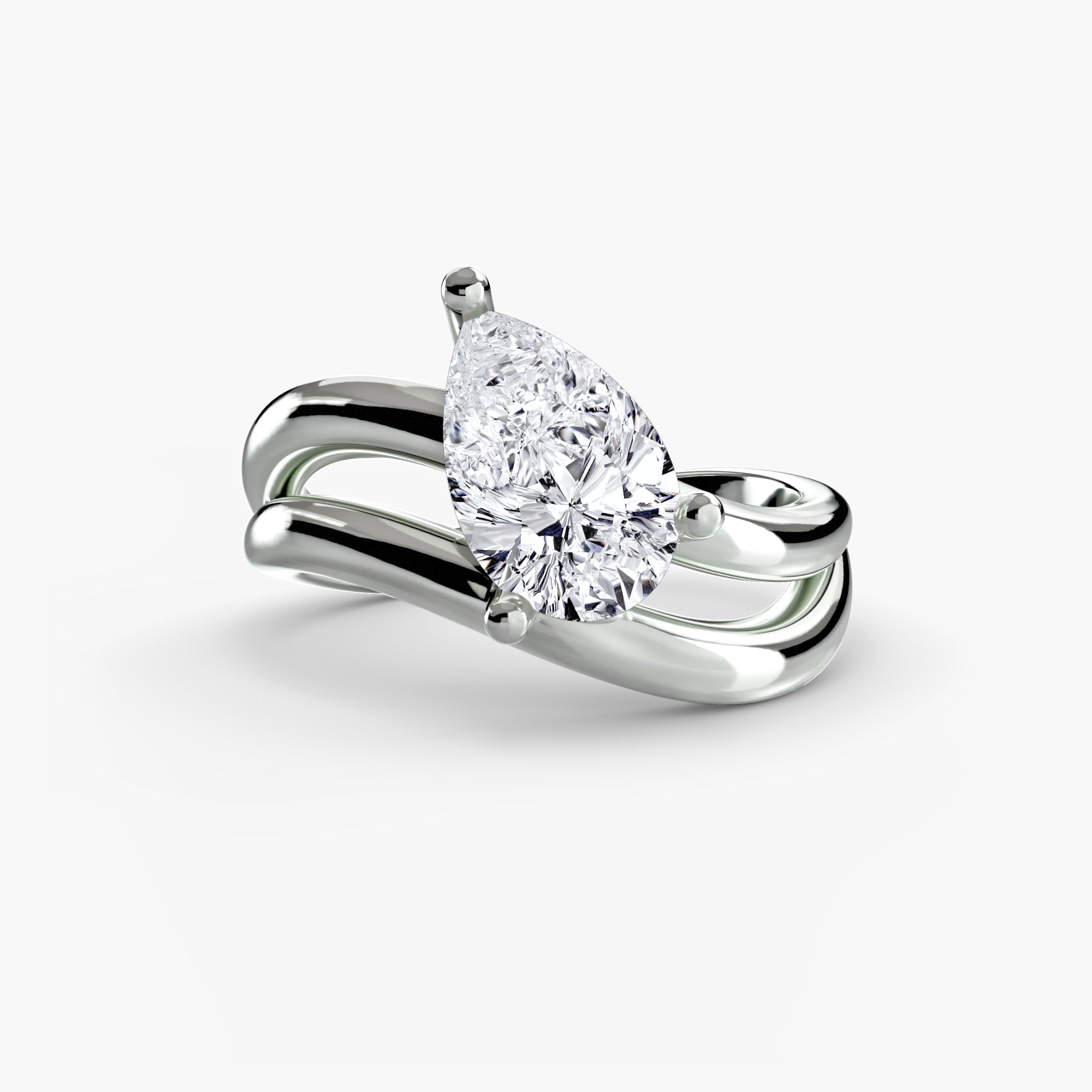 The Wave Ring 3-setting-The Diamond Setter