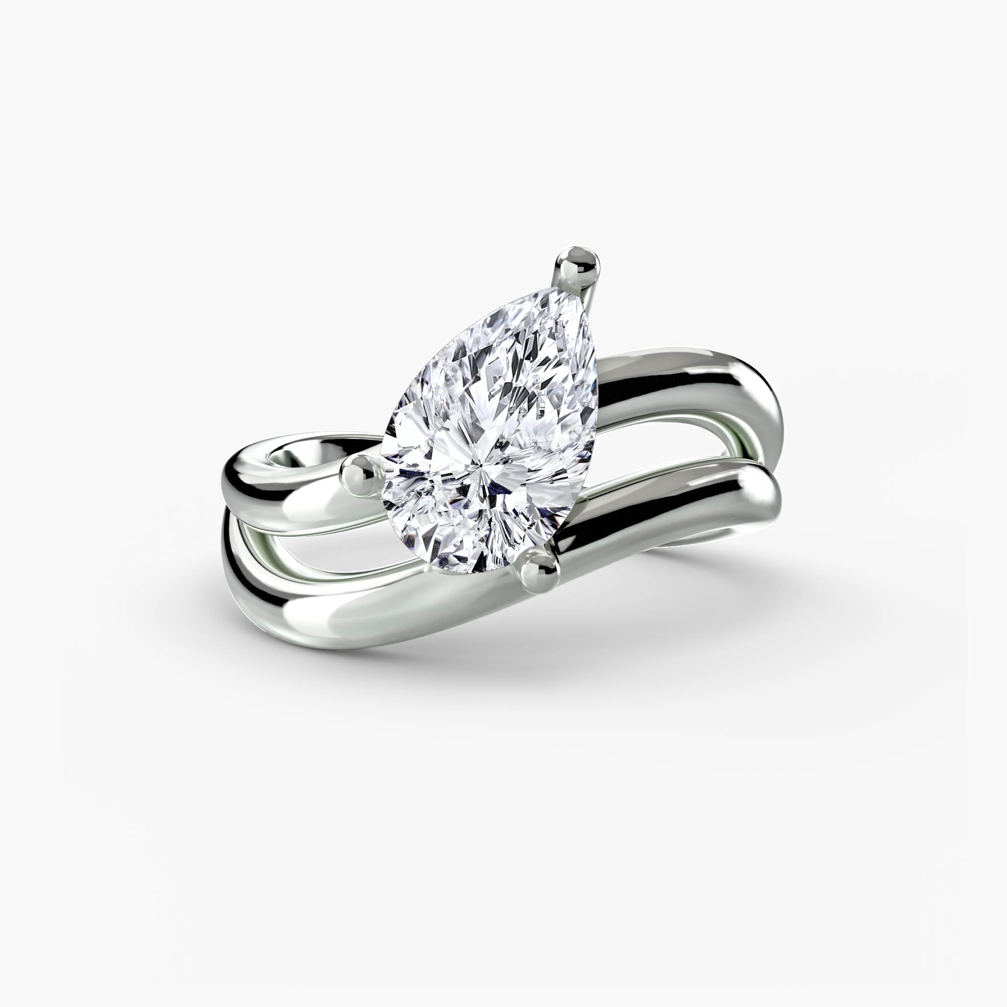 The Wave Ring 3-setting-The Diamond Setter