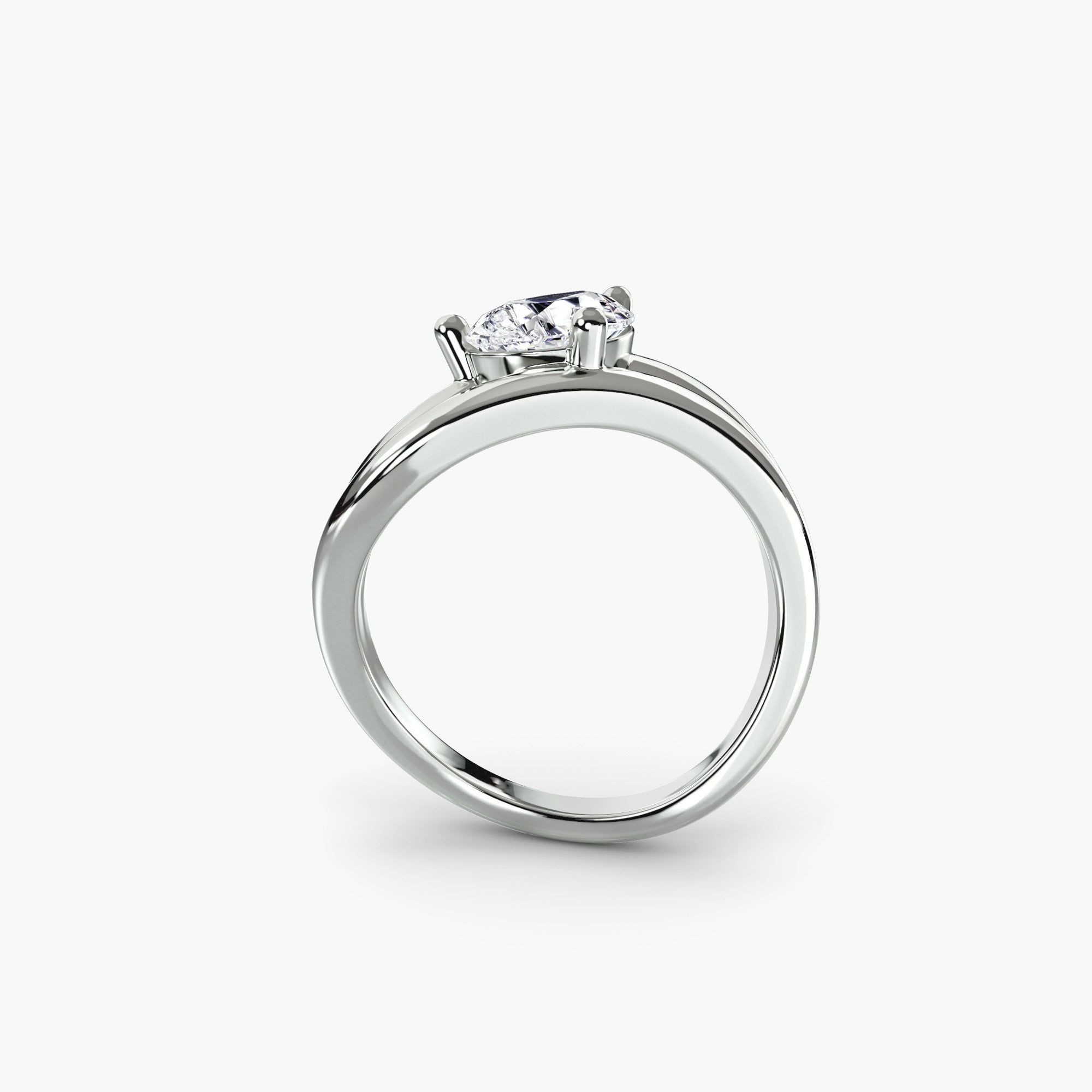 The Wave Ring 3-setting-The Diamond Setter