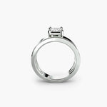 Wide Band Solitaire 2-setting-The Diamond Setter