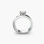 Wide Band Solitaire 2-setting-The Diamond Setter