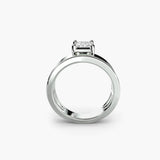 Wide Band Solitaire 2-setting-The Diamond Setter