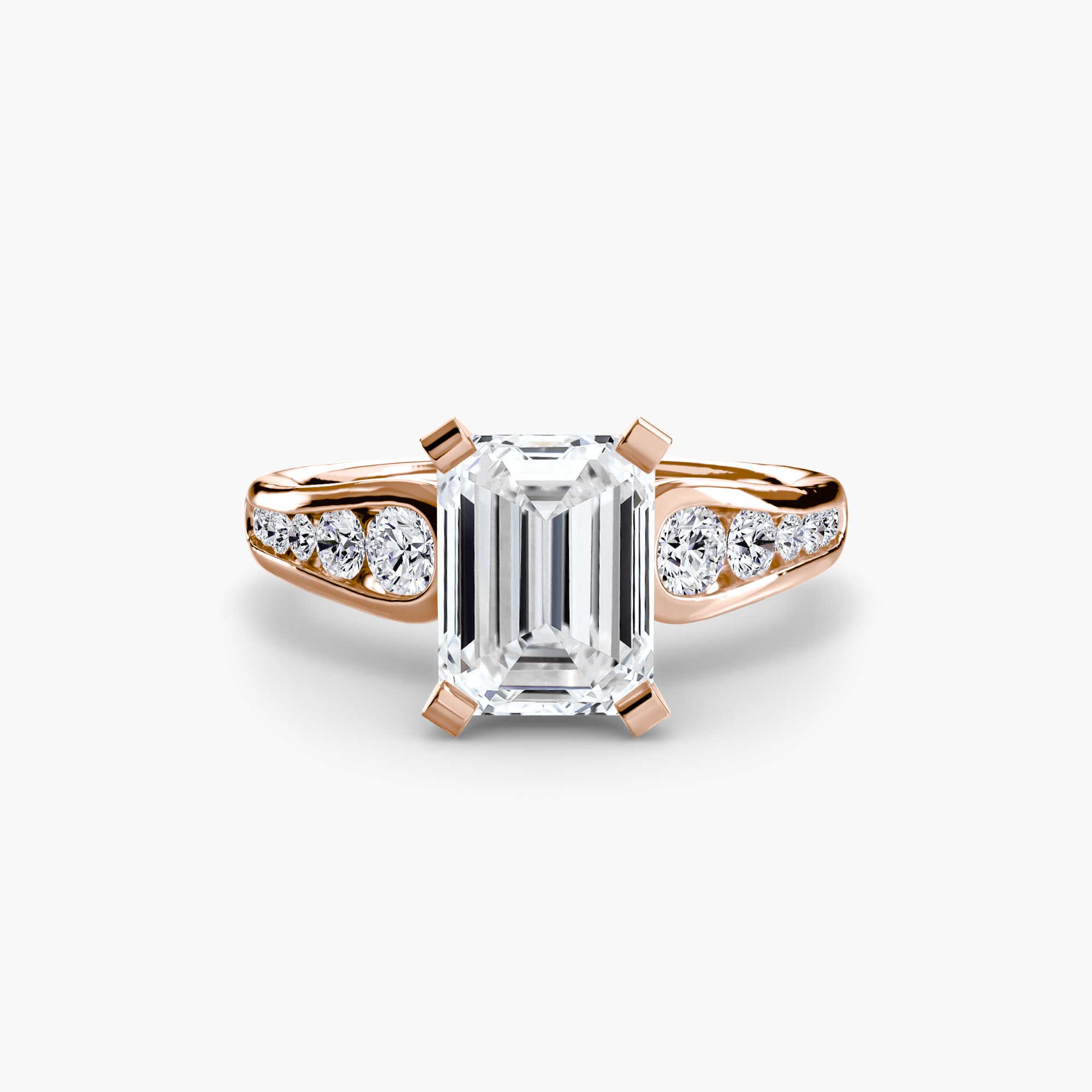 Solitaire with Pavé 2-setting-The Diamond Setter