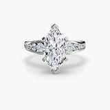 Solitaire with Pavé 2-setting-The Diamond Setter