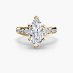 Solitaire with Pavé 2-setting-The Diamond Setter