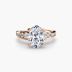 Solitaire with Pavé 2-setting-The Diamond Setter